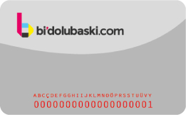 Embosslu Seri Numaralı Plastik Kart Arka